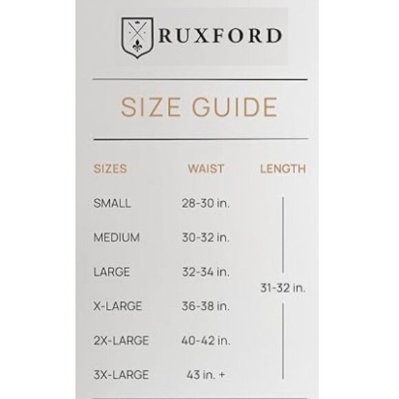 Ruxford Men's Relax Fit Elastic Waist Pants - Adaptive, Casual Twill - Picture 3 of 7